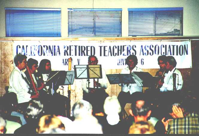 Peformance at the California Retired Teachers Association luncheon on 12 May 2000
